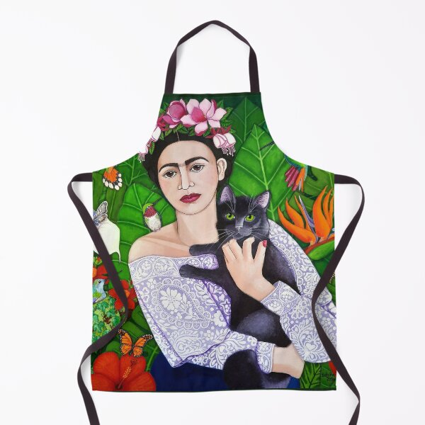 Item preview, Frida with her cat designed and sold by Madalena Lobao-Tello.