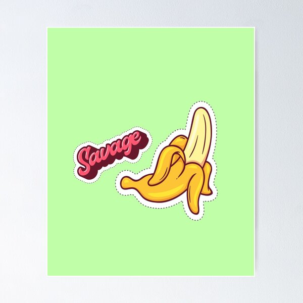 Item preview, Savage Banana 3d Art Stylish designed and sold by Art Wear Nation.