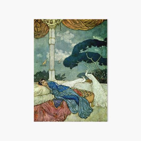 Item preview, “Thinking of Lady Yang” by Edmund Dulac designed and sold by PatricianneK.