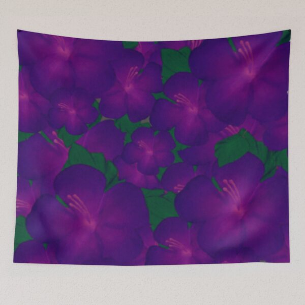 Item preview, purple hibiscus pattern designed and sold by UNApologetical.