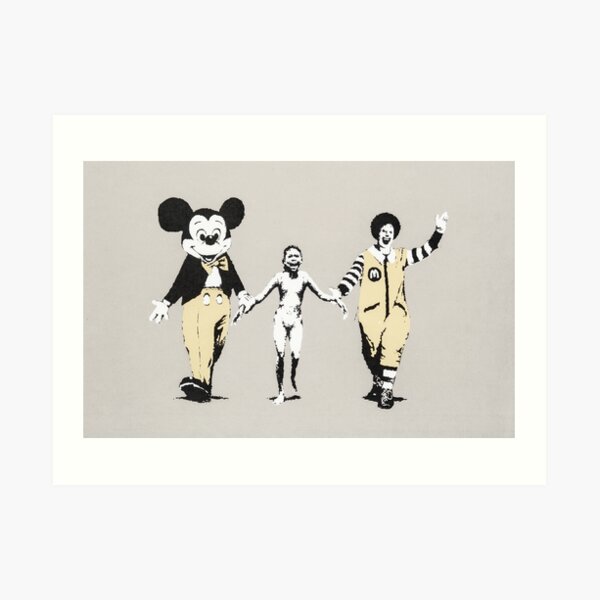 Banksy Napalm Girl Art Print