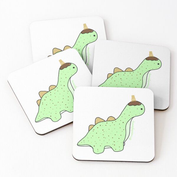 Item preview, Mint Choc Chip Ice cream Dinosaur. designed and sold by ArtFlo07.