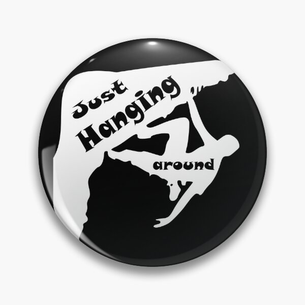 Item preview, just hanging around designed and sold by climbing-tees.