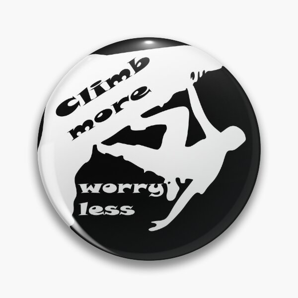 Item preview, climb more worry less designed and sold by climbing-tees.