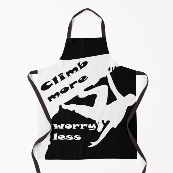 Artikelvorschau, climb more worry less entworfen und verkauft von climbing-tees.