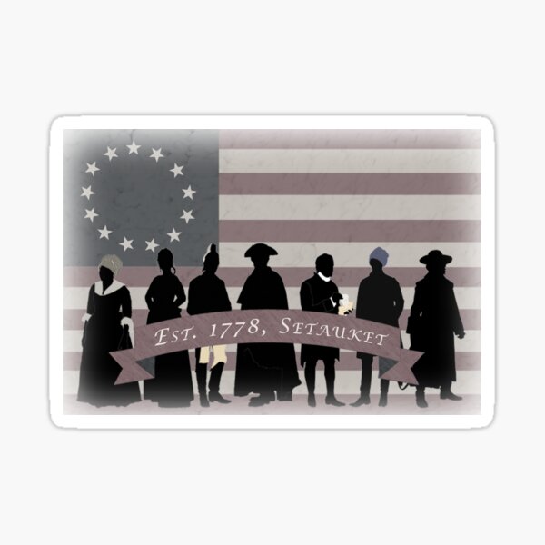 Item preview, Turn: Washington's Spies - The Ring with Flag background designed and sold by beardedSunshine.
