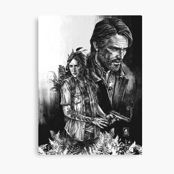 The Last Of Us Part II - Ellie et Joel Impression sur toile