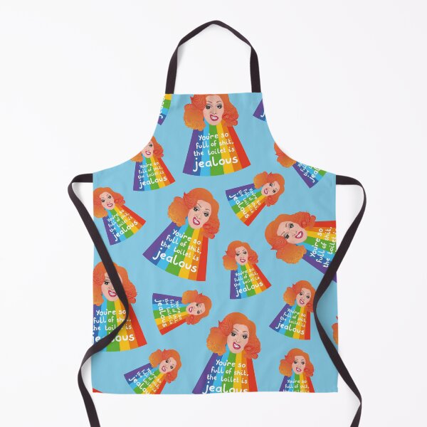 Item preview, Jinkx Monsoon - Rupaul's Drag Race - RPDR - Estás tan lleno de mierda que el inodoro está celoso - Rainbow designed and sold by ponychops.
