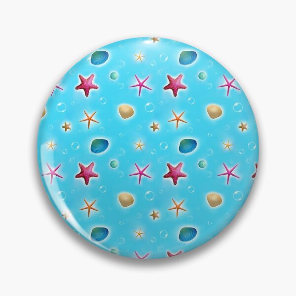 Item preview, sea shells and starfish pattern summer underwater beach gift designed and sold by TeeHDesigner.
