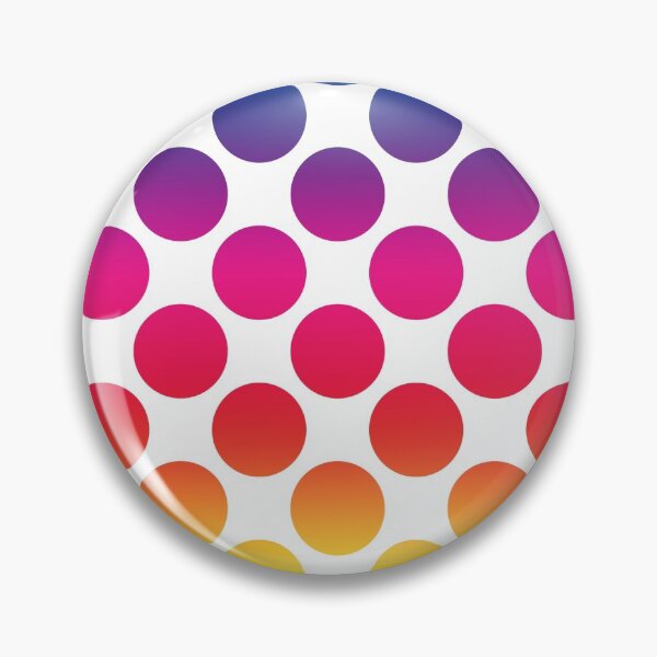 Item preview, Funny colorful polka dot pattern in rainbow color gradients designed and sold by Jelisandie.