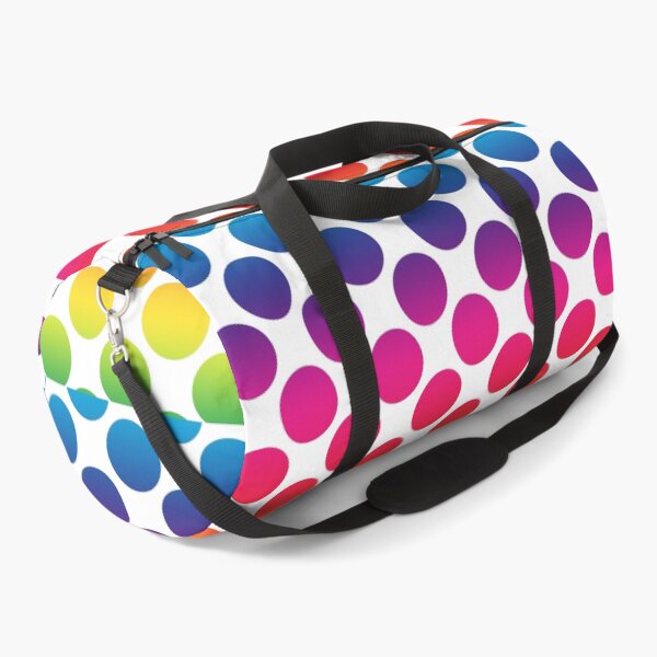 Item preview, Funny colorful polka dot pattern in rainbow color gradients designed and sold by Jelisandie.