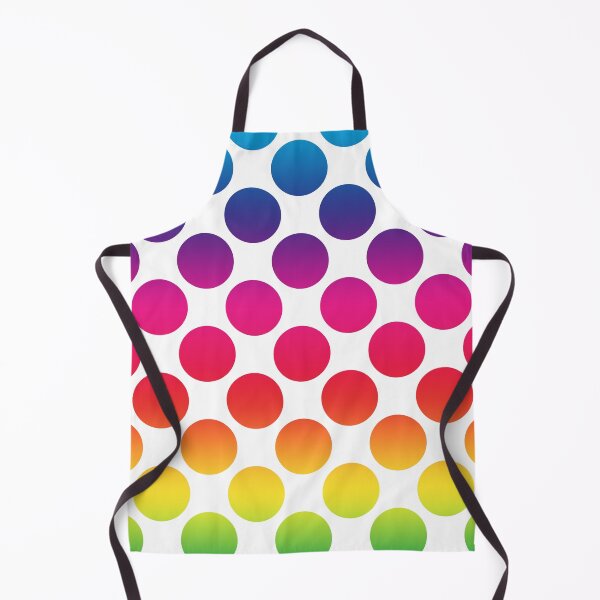 Item preview, Funny colorful polka dot pattern in rainbow color gradients designed and sold by Jelisandie.