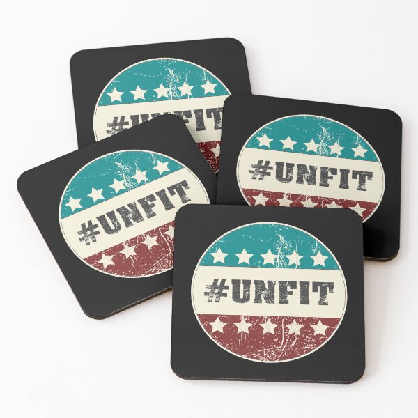 Item preview, Vintage Anti-Trump Unfit for President #Unfit designed and sold by bioville.