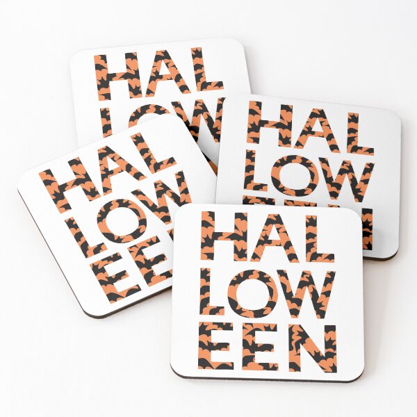 Item preview, Bats on Halloween word designed and sold by ReluctantChickn.