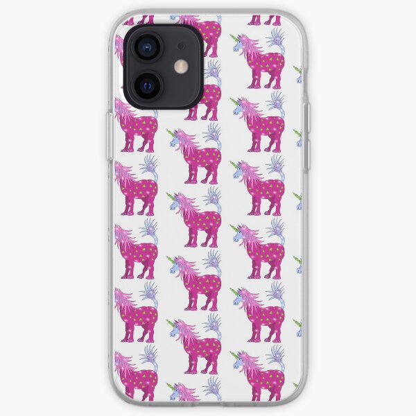Mystical Magical Unicorn Pink iPhone Soft Case