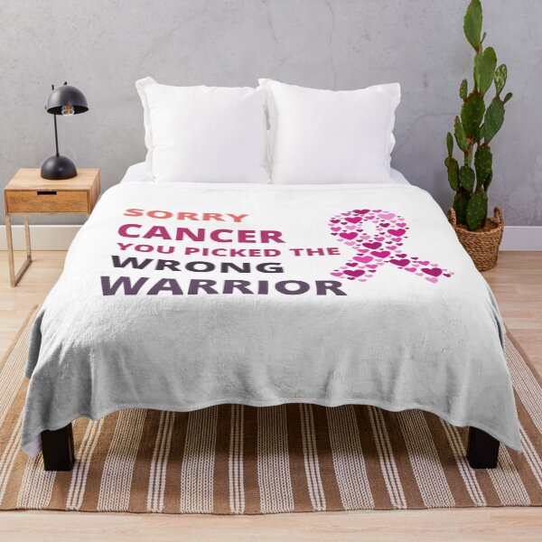 Item preview, sorry cancer you picked the wrong warrior shirt,breast cancer warrior shirt,breast cancer men women T-shirt,sorry cancer you picked the wrong warrior designed and sold by BousboulaStorie.