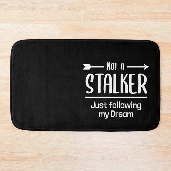 Item preview, Not a Stalker - A Funny tshirt text design designed and sold by Crafteez.