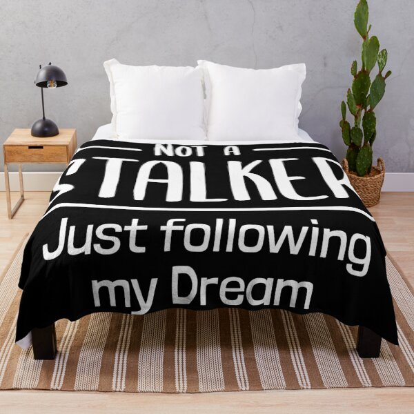 Item preview, Not a Stalker - A Funny tshirt text design designed and sold by Crafteez.