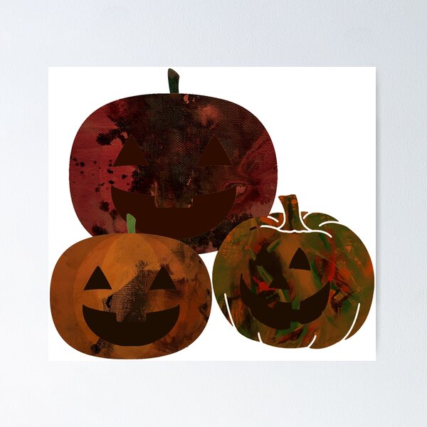 Item preview, Tres calabazas de halloween designed and sold by artbydeepa.