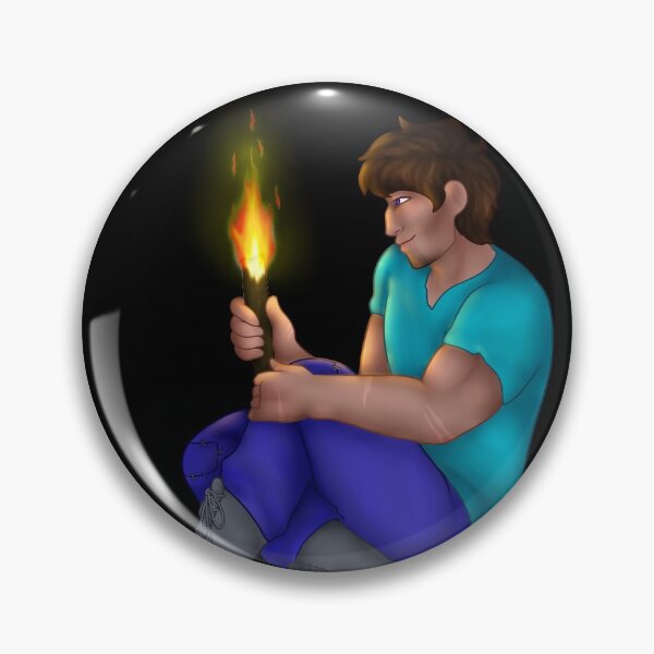Item preview, Minecraft - Steve in a cave designed and sold by Bottle Capptain.