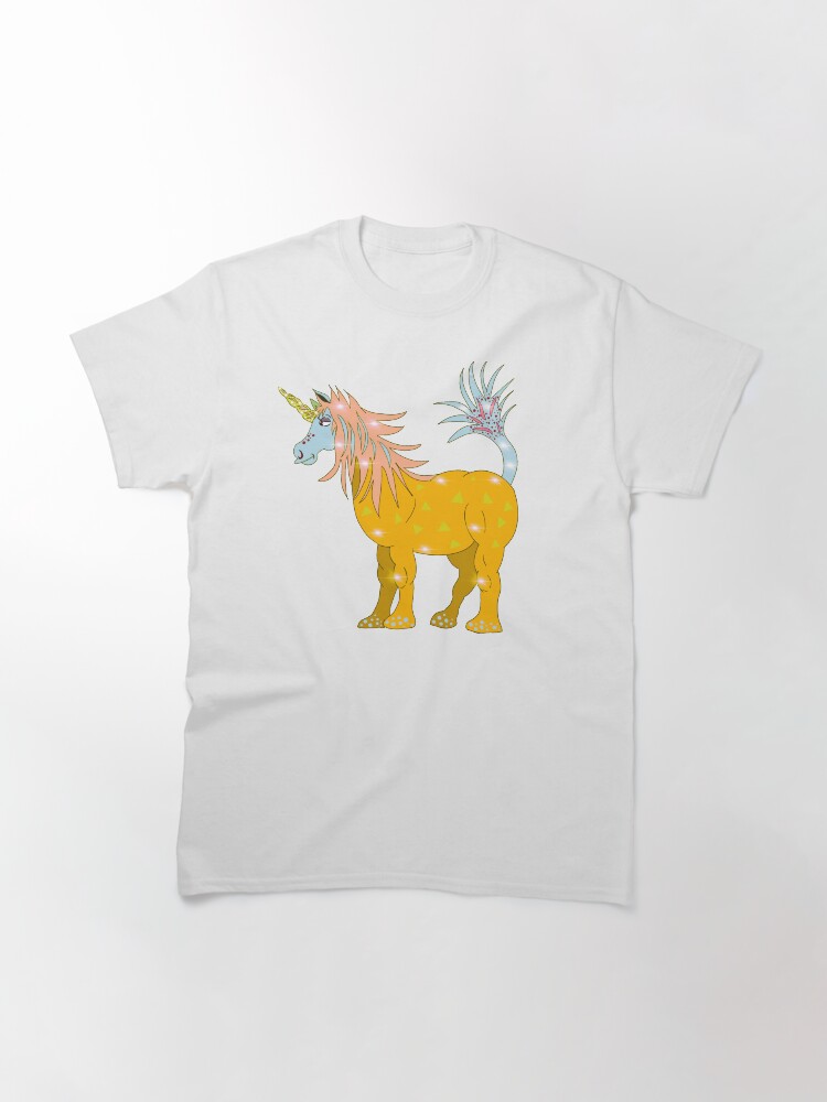 Alternate view of Mystical Magical Unicorn Yellow Classic T-Shirt
