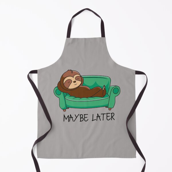 Item preview, Maybe Later Cute Sloth on Couch. designed and sold by DiensDesign.