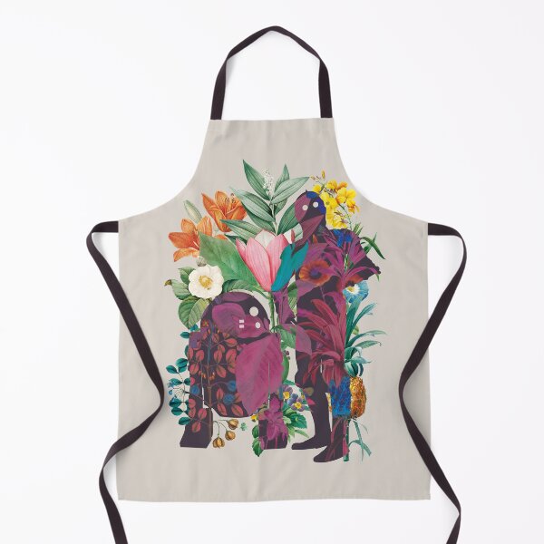 Item preview, Robotany - Robots and vintage botanical flower illustrations - colour variant designed and sold by thedesigngarden.