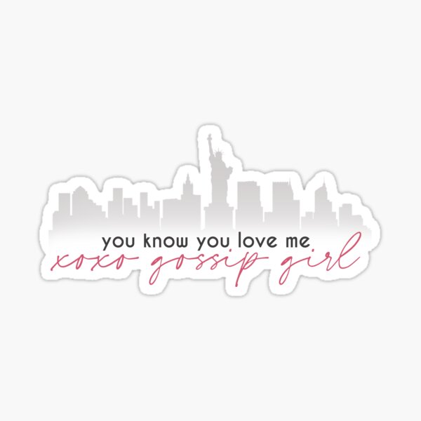 Skyline de Gossip Girl Sticker