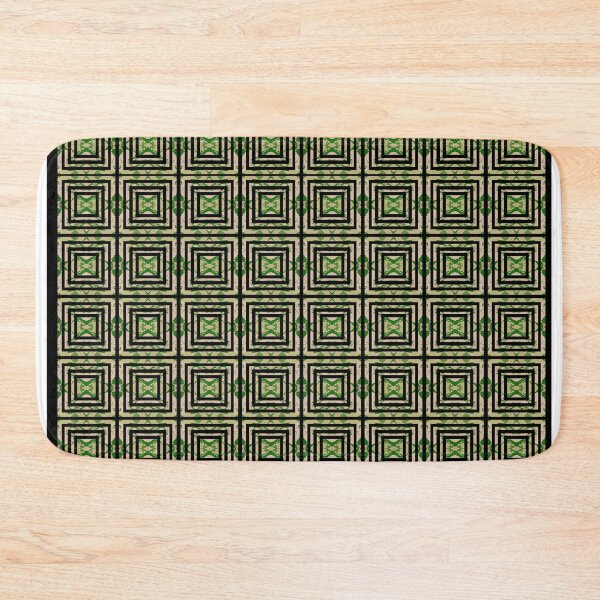 Item preview, Geometric Square Marbling textile prints designed and sold by Mahnoor Haroon  Niazi.