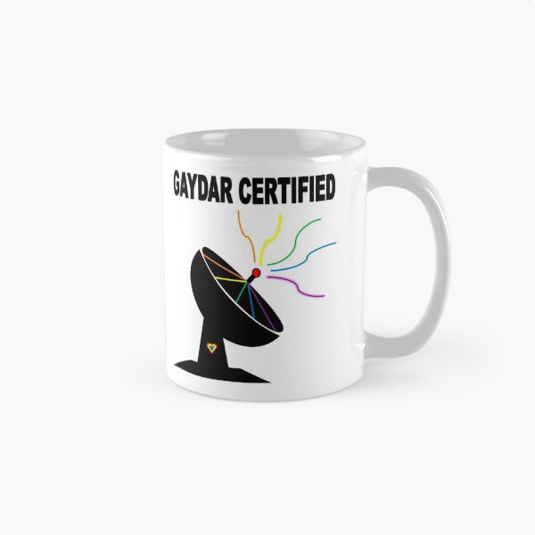 Item preview, Gaydar Certified LGBT Pride Graphic designed and sold by alex96207.