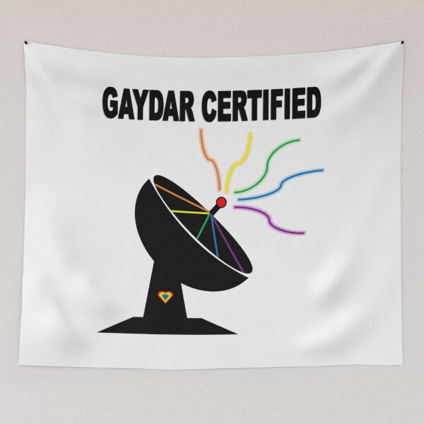 Item preview, Gaydar Certified LGBT Pride Graphic designed and sold by alex96207.