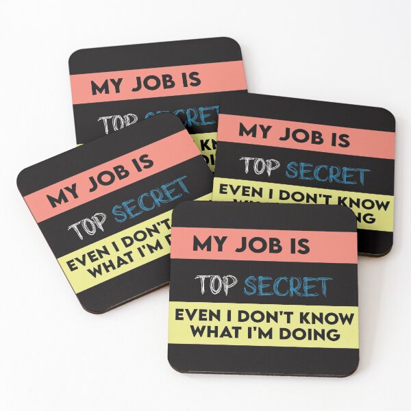 Item preview, My Job is Top Secret designed and sold by Life Shop.
