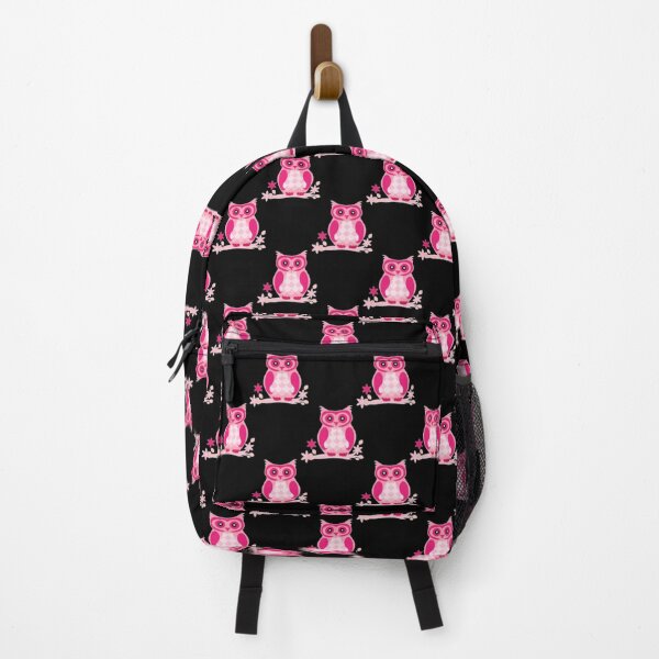 Item preview, Pink Owl Pattern Print designed and sold by ThingsByJoy.