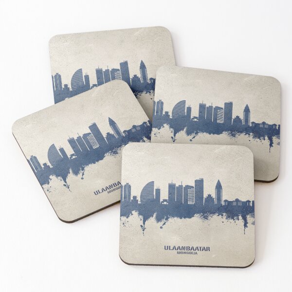 Item preview, Ulaanbaatar Mongolia Skyline designed and sold by ArtPrints.