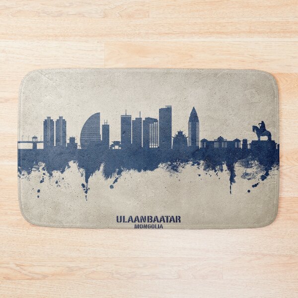 Item preview, Ulaanbaatar Mongolia Skyline designed and sold by ArtPrints.