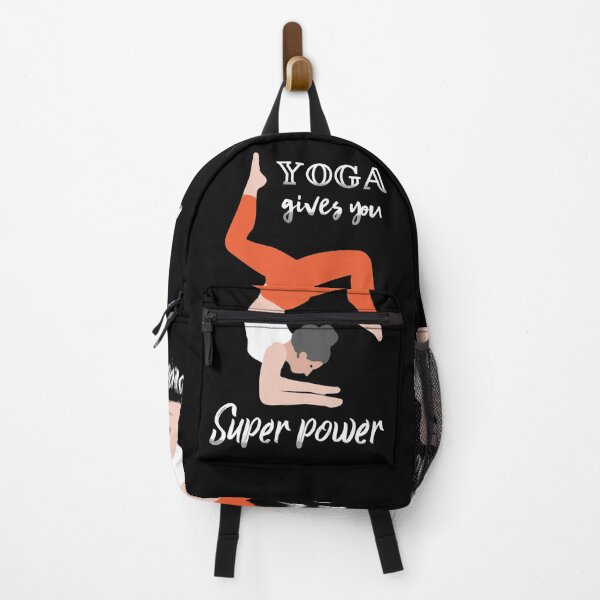 Item preview, Yoga gives you Super power Yoga with cat handstand pose designed and sold by Trio's Stuff.