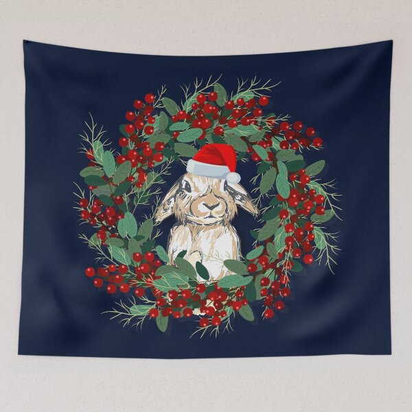 Item preview, Christmas wreath bunny designed and sold by Nijn.