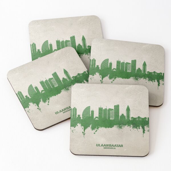 Item preview, Ulaanbaatar Mongolia Skyline designed and sold by ArtPrints.