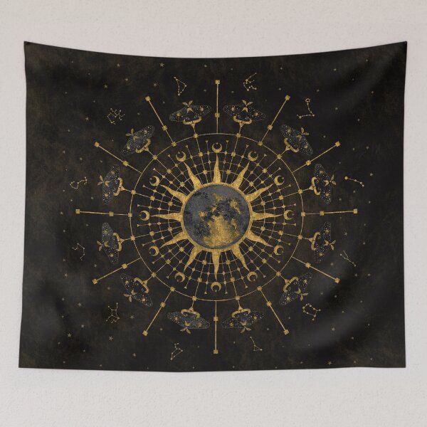 Item preview, Steampunk Zodiac with Sun and Moon designed and sold by Octavia Soldani.