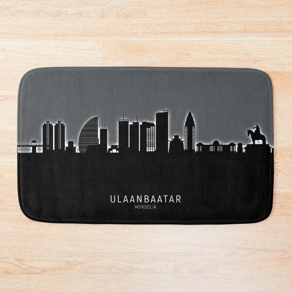 Item preview, Ulaanbaatar Mongolia Skyline designed and sold by ArtPrints.