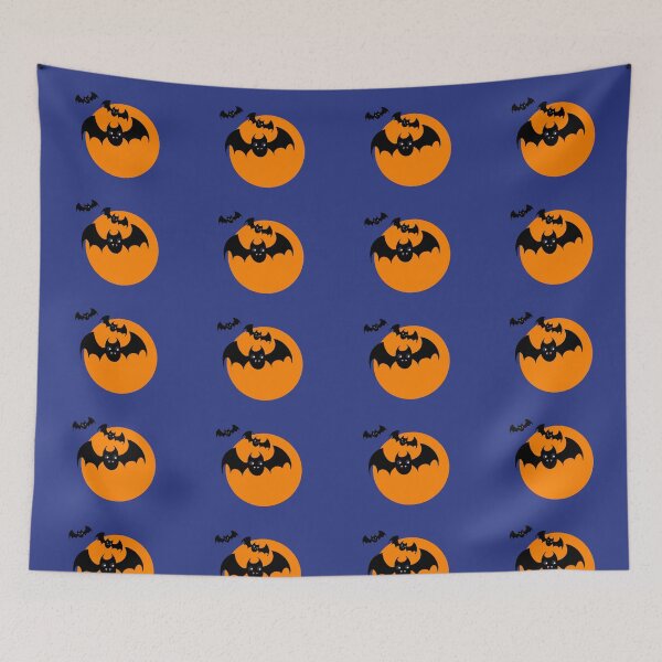 Item preview, Family of cute bats -mice flying in front of the moon designed and sold by BV-creas.
