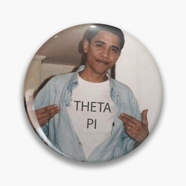 Item preview, theta pi obama with background designed and sold by elizbbeth.