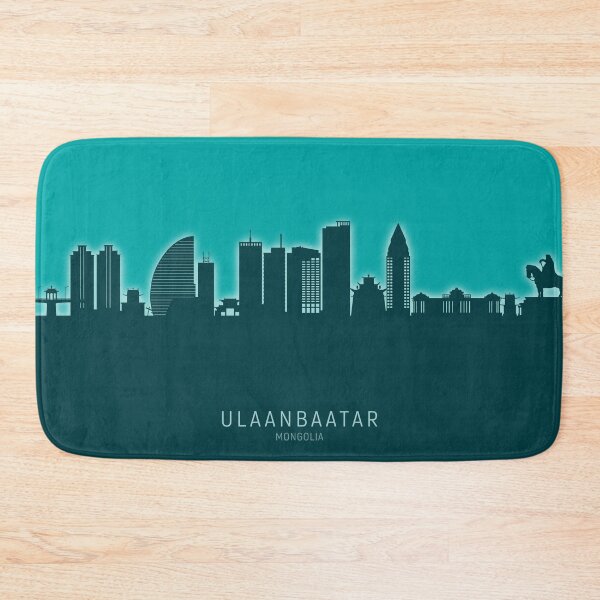 Item preview, Ulaanbaatar Mongolia Skyline designed and sold by ArtPrints.