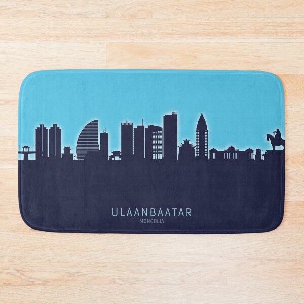 Item preview, Ulaanbaatar Mongolia Skyline designed and sold by ArtPrints.