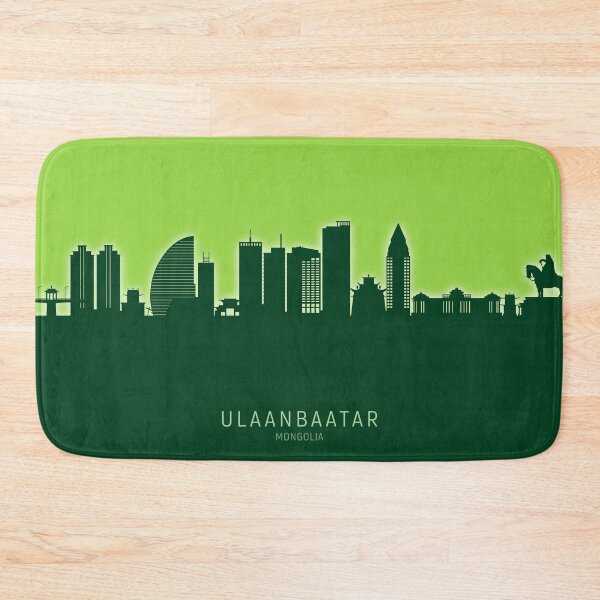 Item preview, Ulaanbaatar Mongolia Skyline designed and sold by ArtPrints.