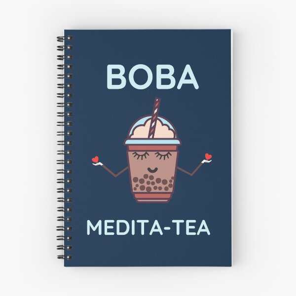 Aperçu de l'œuvre Jeu de mots Boba Medita-Tea créée et vendue par JEPSstyle.