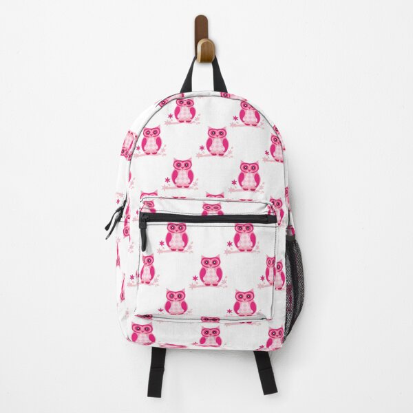 Item preview, Pink Owl Pattern Print designed and sold by ThingsByJoy.