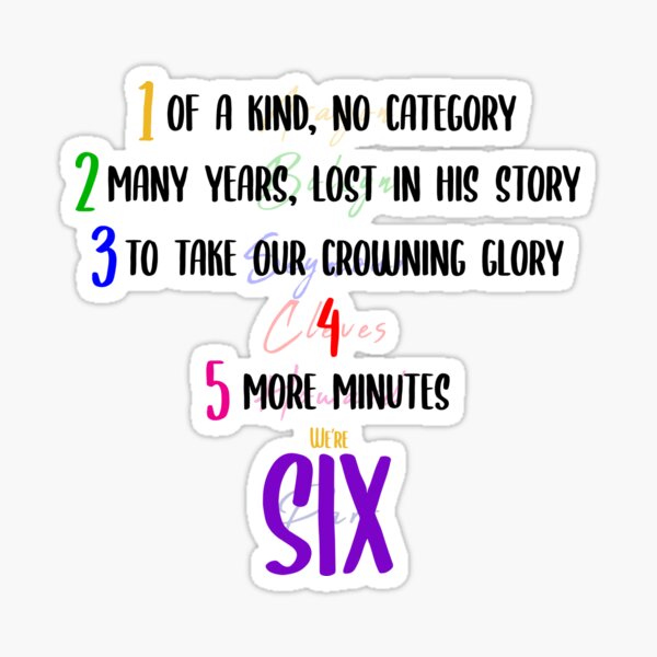Item preview, MegaSix - Six the Musical designed and sold by BECMTDesigns.