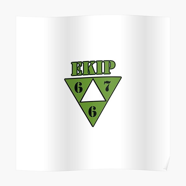 "667 EKIP logo" Poster by Kadeon | Redbubble