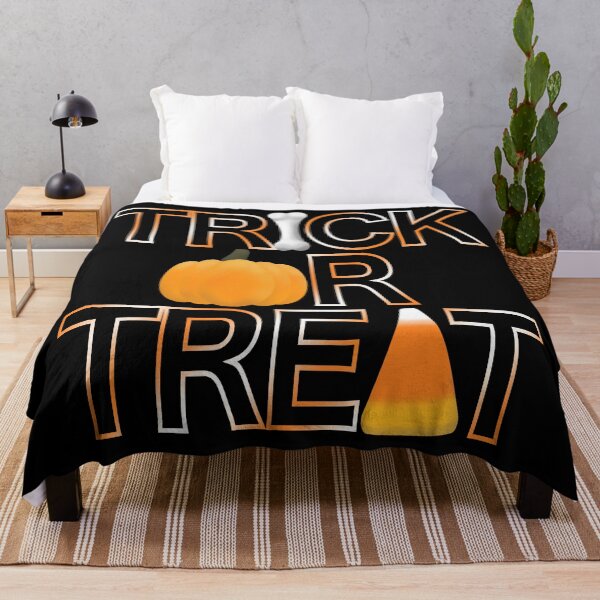 Item preview, Trick or Treat - Bone, Pumpkin, Candy Corn designed and sold by Jocelyn Sperduto Art.